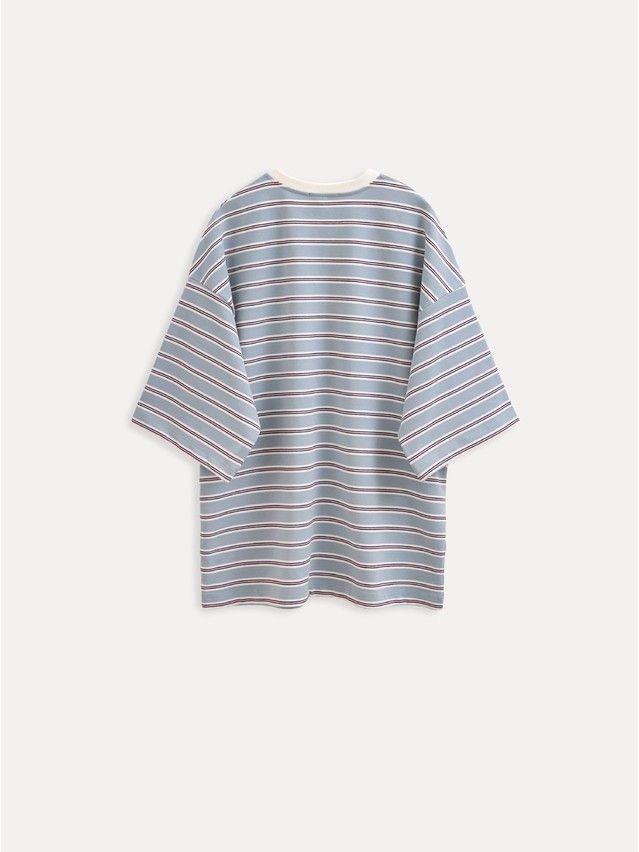 Джемпер жен. C LD 3592, р.170-84, grey-wine-ecru - 2