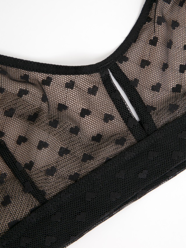 Топ женский C HEARTS LBE 3334, р.170-84, black - 2