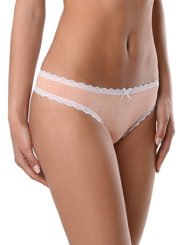 Трусы женские CE VINTAGE LST 780 (пакет),р.90, peach-white - 1