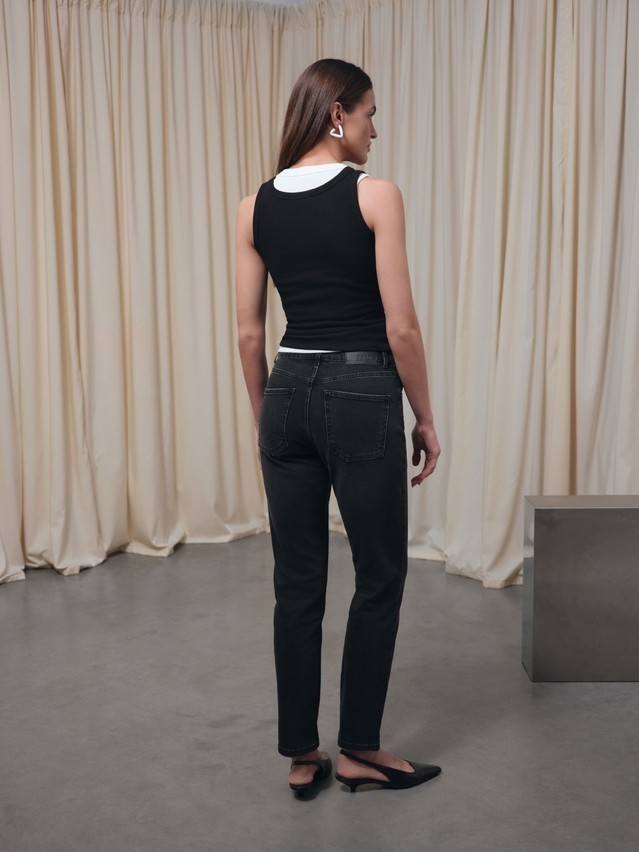 Джинсы женские C CON-790, р.164-90, washed black - 3