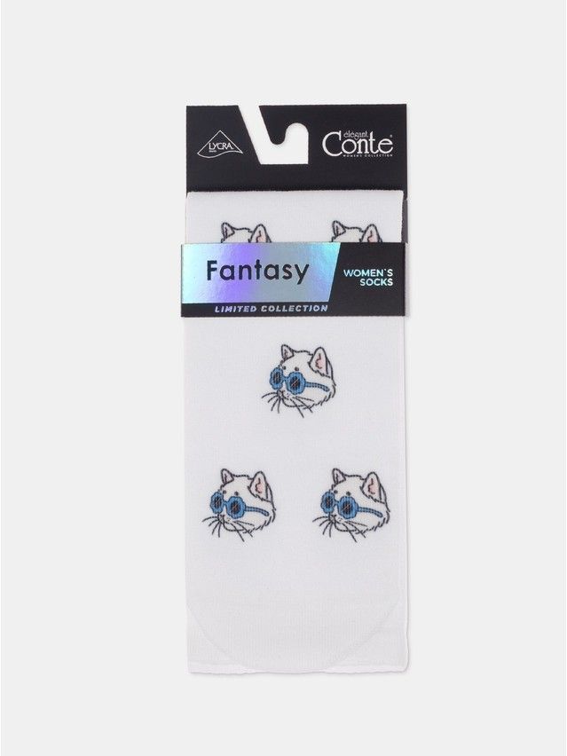 Носки женские хлопковые CE FANTASY 19С-236СП, р.23-25, 660 белый - 7