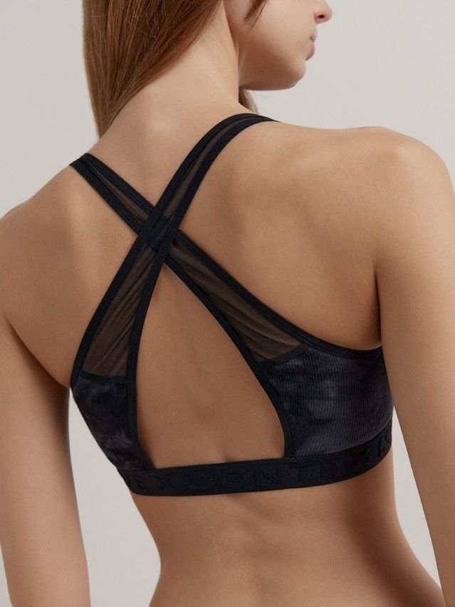 Бюстье женское CE RIB WITH MESH LBE 2493, р.170-84, black tie dye - 1