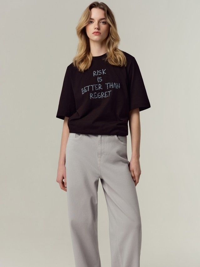 Джемпер женский C LD 3452, р.170-84, black-risk - 1