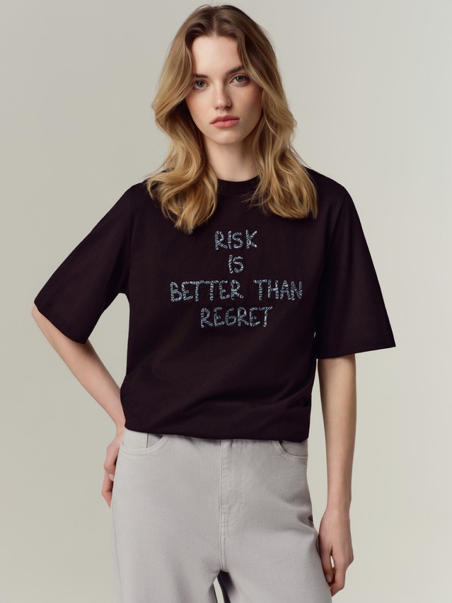 Джемпер женский C LD 3452, р.170-84, black-risk - 3