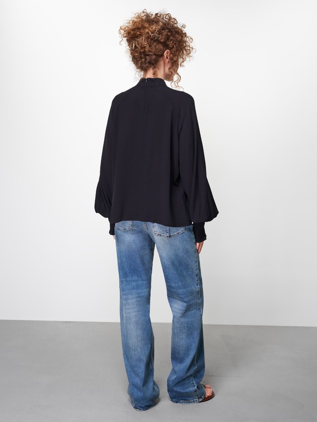 Блузка жен. C LBL 3476, р.170-84-90, black - 2