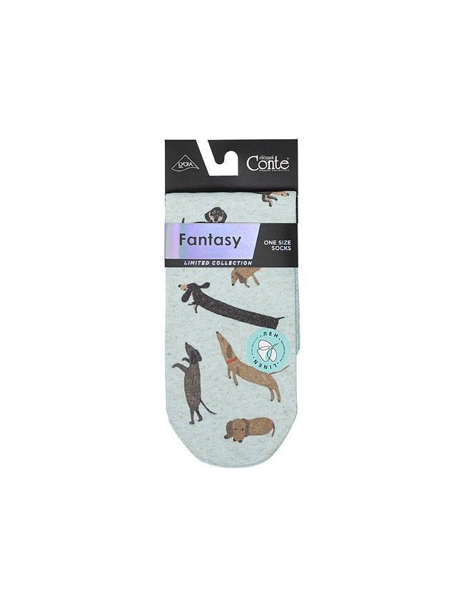 Носки женские CE FANTASY 20С-107/1СП, р.23-25, 734 голубой - 4