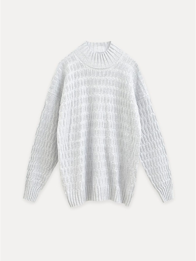 Джемпер женский CE LDK24105 24С-105СП, р.170-84, light gray melange - 1