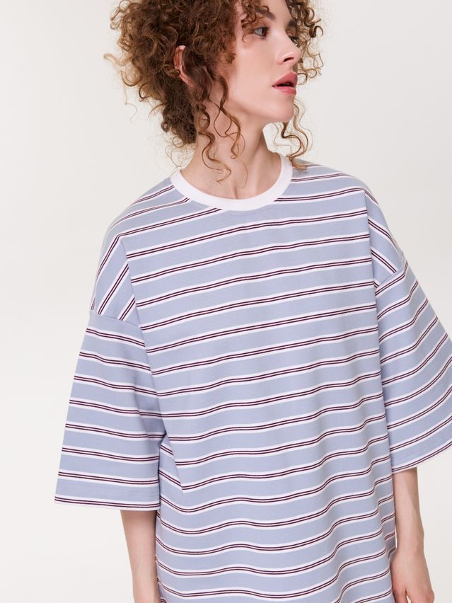 Джемпер жен. C LD 3592, р.170-84, grey-wine-ecru - 4