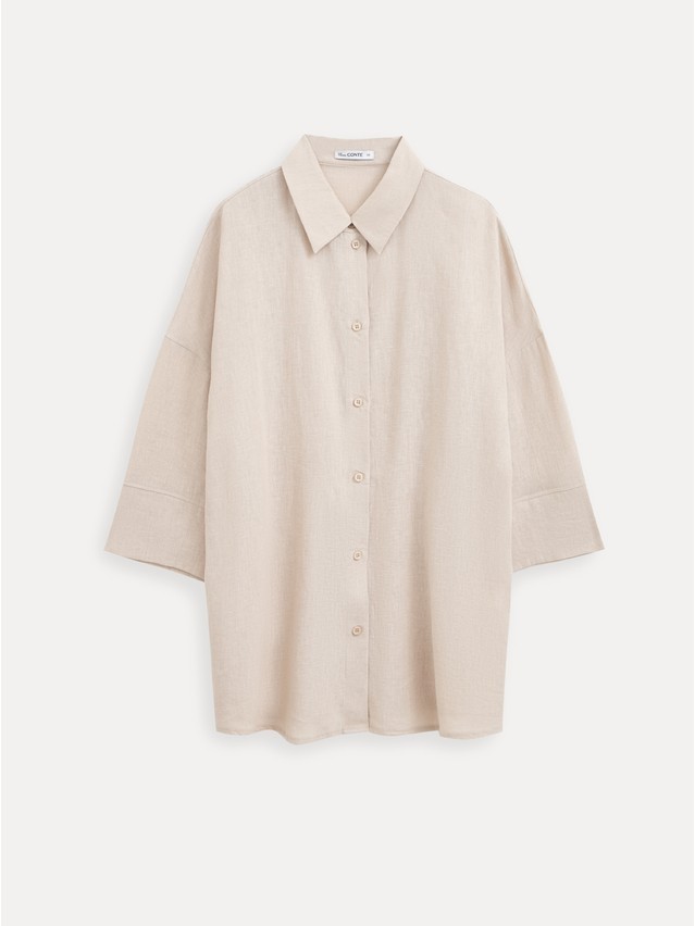 Рубашка жен. C LRU 3482, р.170-84-90, beige - 6