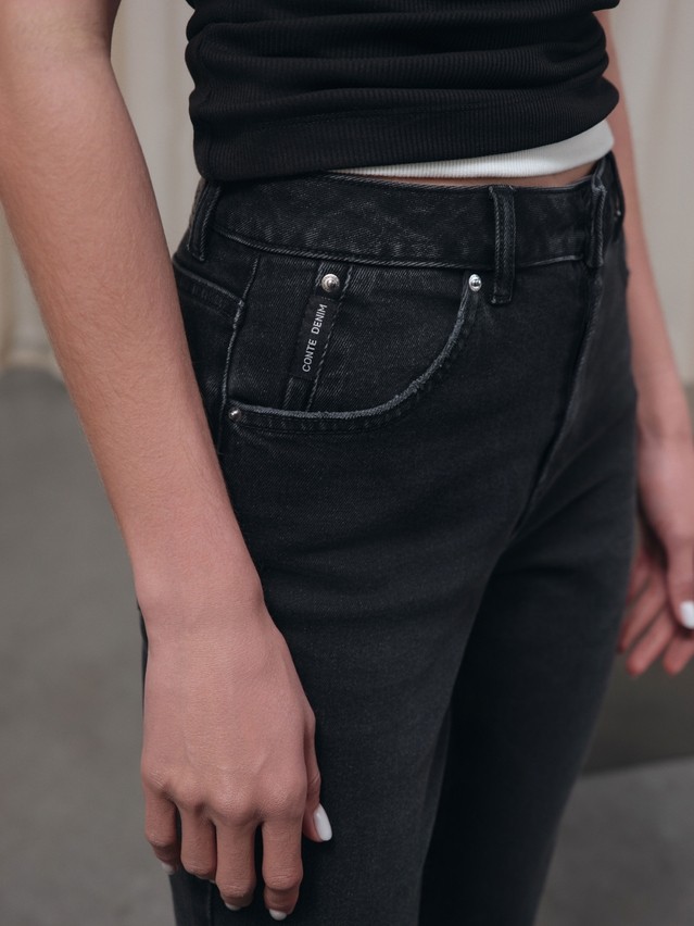 Джинсы женские C CON-790, р.164-90, washed black - 5