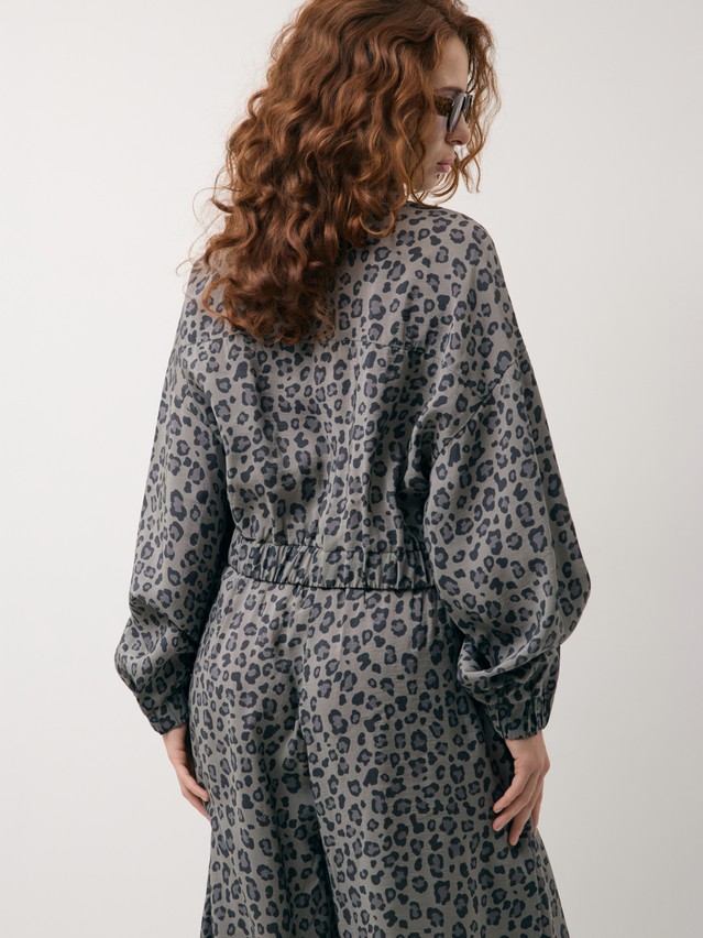 Жакет жен. C LJ 3730, р.170-84-90, khaki leo - 6