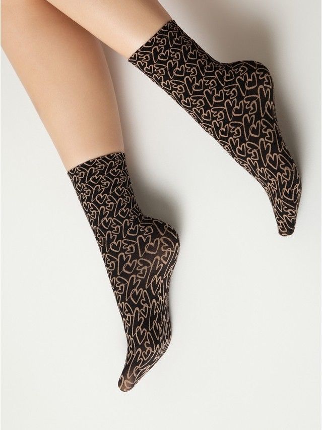 Носки женские CE FANTASY 23С-83СП, р.23-25, nero-natural - 4