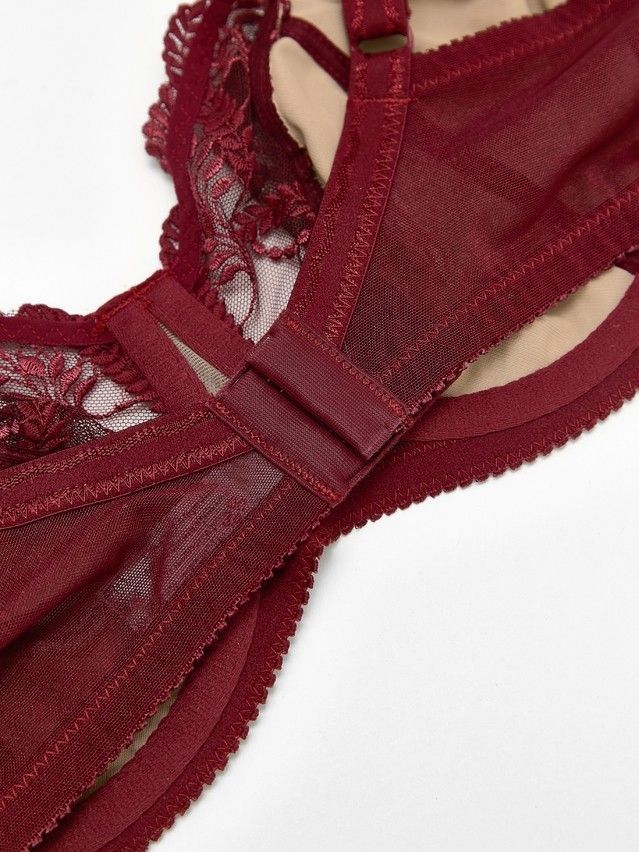 Бюстгальтер CE RENDEZVOUS RB6013, р.80C, бордо с телесным - 6