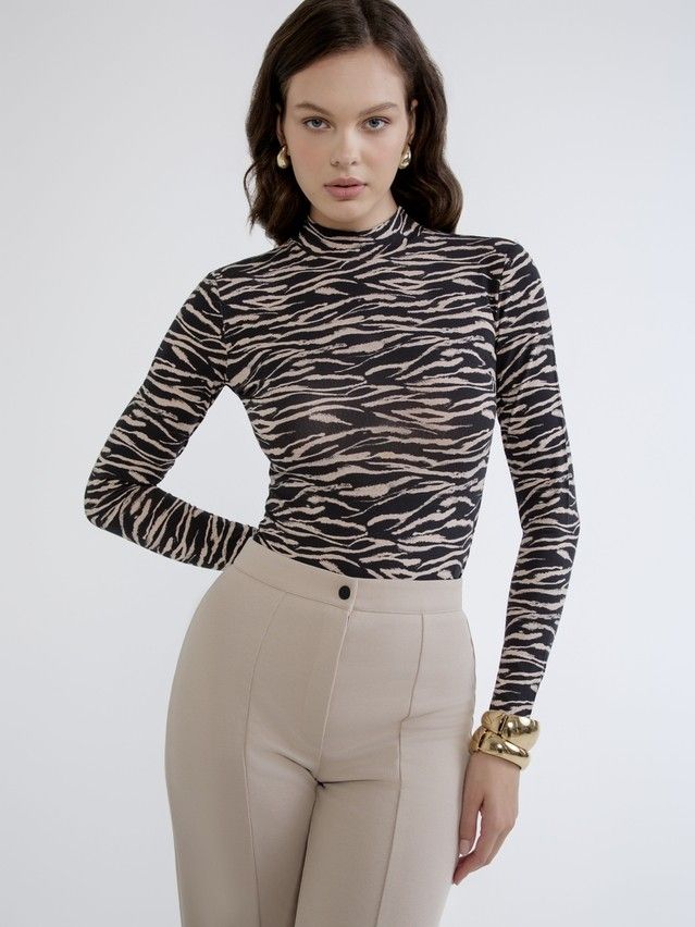 Боди женское CE LBD 2900, р.170-84-90, latte-black zebra - 4