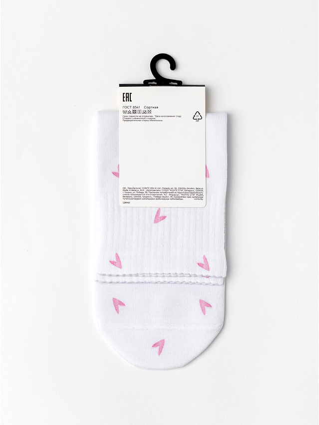 Носки жен. хлопковые CE FANTASY (короткие) 21С-112СП, р.23-25, 1178 белый - 3