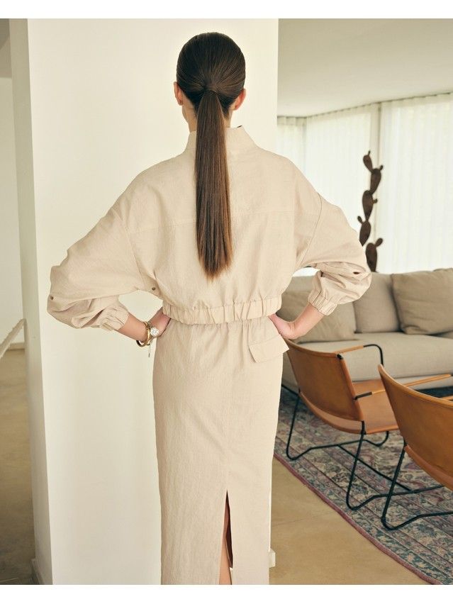 Жакет женский CE LJ 3104, р.170-84-90, beige - 3
