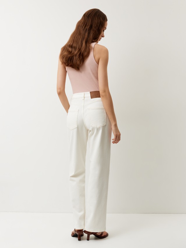 Джинсы жен. C CON-993, р.164-90, off white - 2