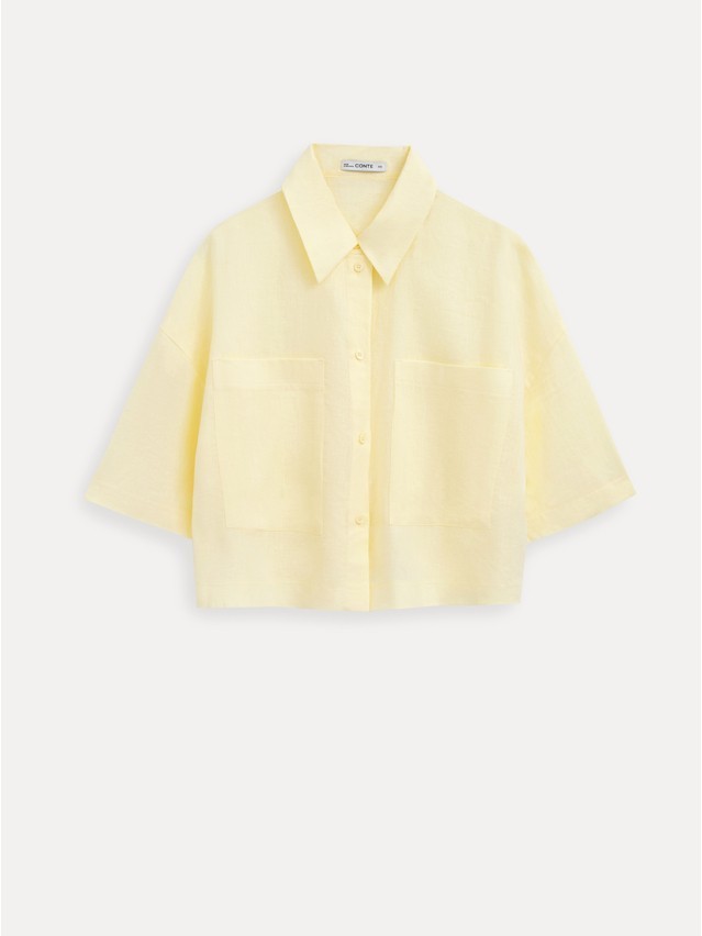 Рубашка жен. C LRU 3585, р.170-84-90, yellow - 6