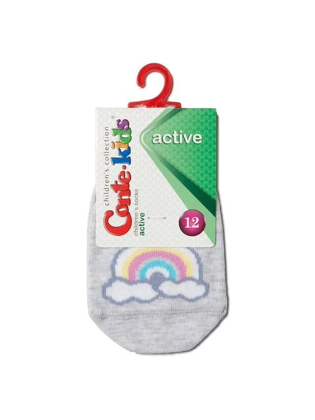 Носки дет. CK ACTIVE (ультракороткие) 17С-63СП, р.12, 328 светло-серый - 2