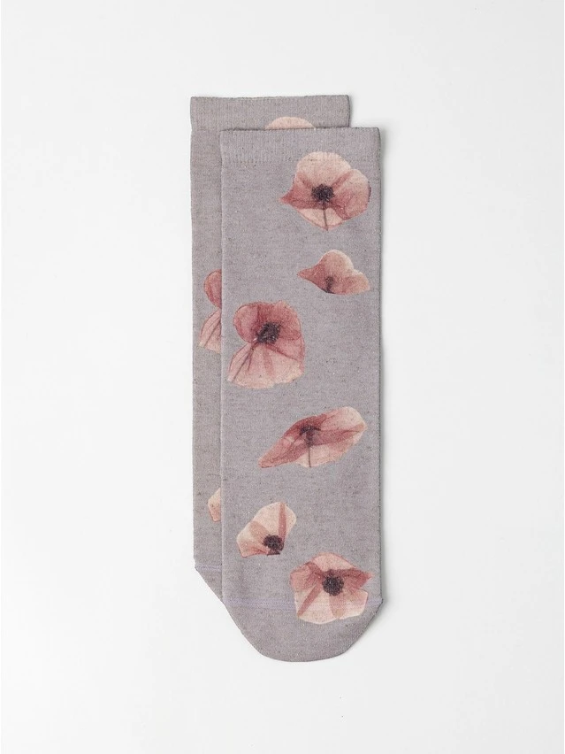 Носки женские C FLOWERS 20С-107/3СП, р.23-25, 1148 серый - 6