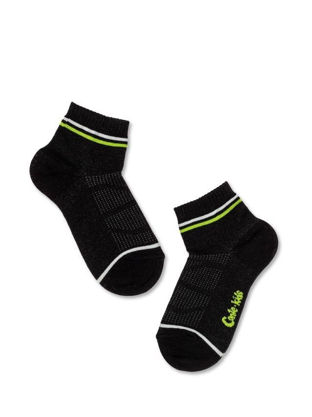Носки детские ACTIVE (короткие) 13С-34СП, р.16, 508 черный-салатовый - 4