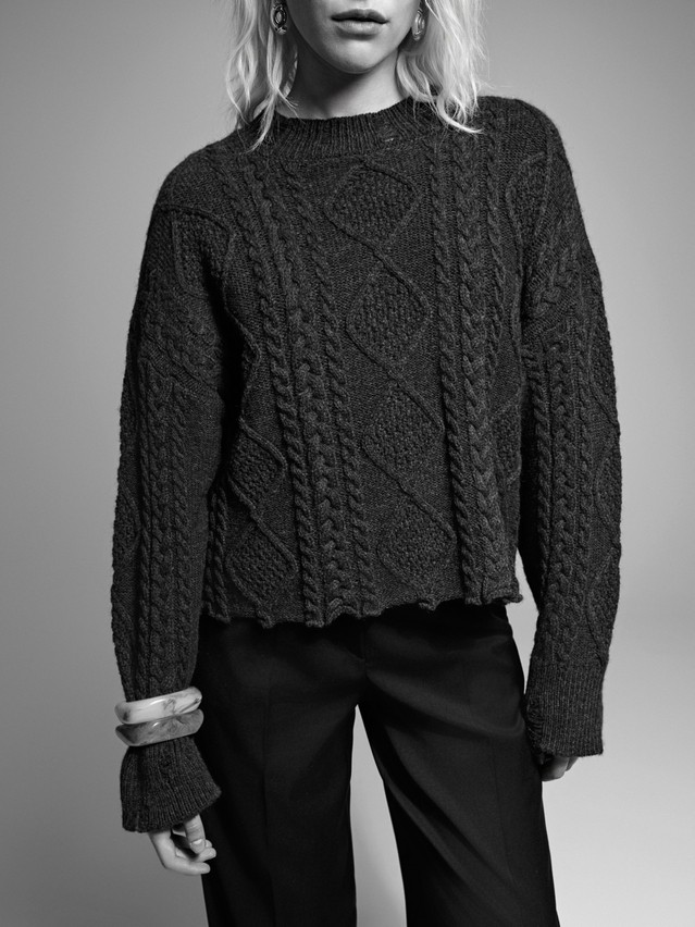 Джемпер женский CE LDK24129 24С-129СП, р.170-84, graphite melange - 5