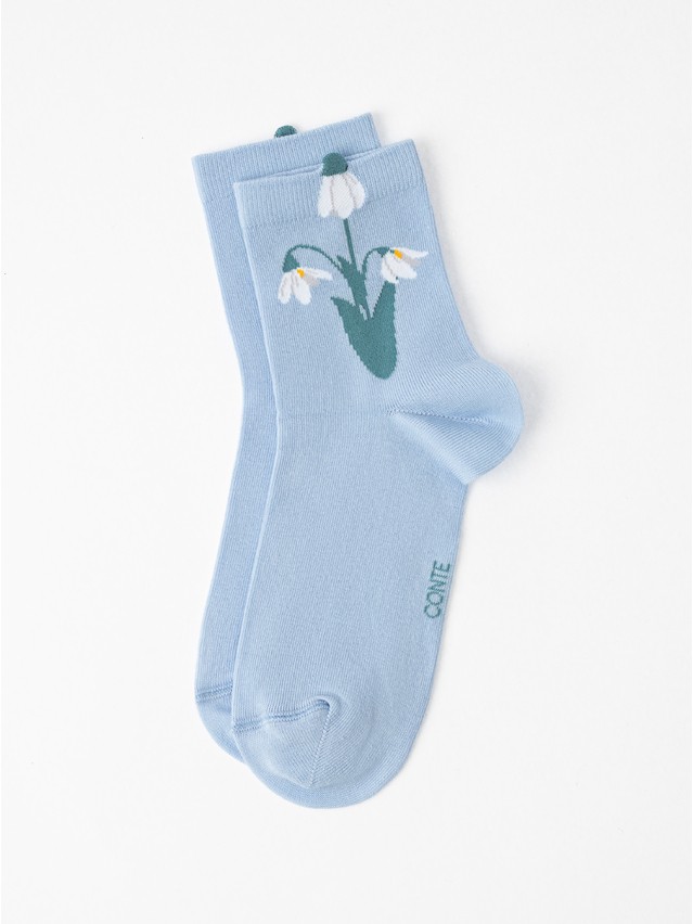 Носки женские хлопковые CE CLASSIC 17С-183СП, р.23-25, 1138 светло-голубой - 4