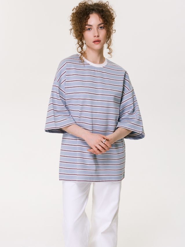 Джемпер жен. C LD 3592, р.170-84, grey-wine-ecru - 1