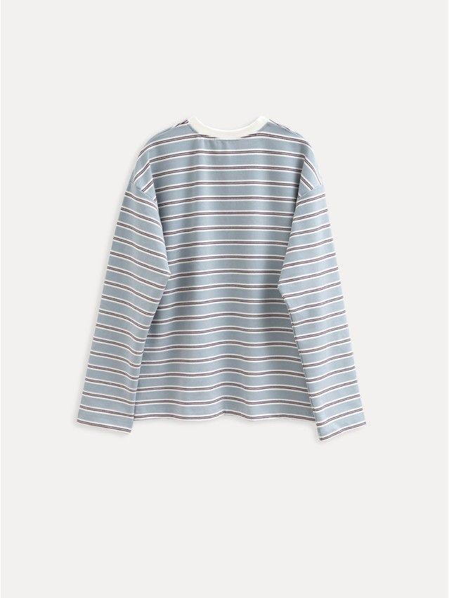 Джемпер жен. C LD 3591, р.170-84, grey-wine-ecru - 2