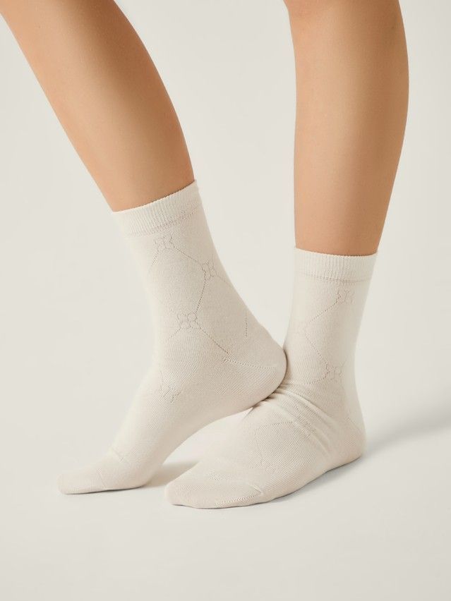 Носки женские хлопковые CE CLASSIC 7С-22СП, р.23-25, 686 молочный - 1