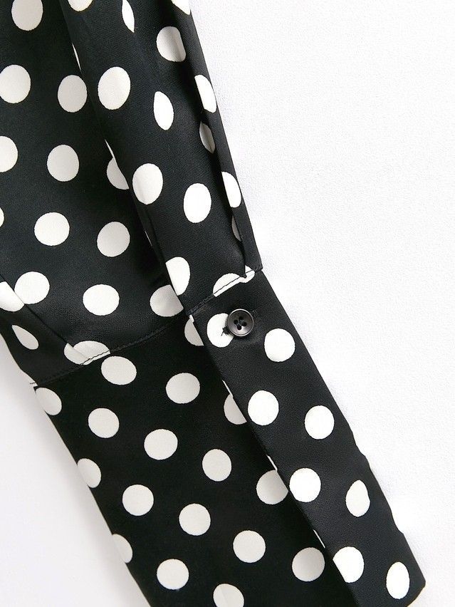 Блузка женская CE LBL 3314, р.170-84-90, black-white dots - 11