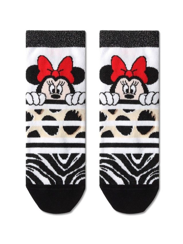 Носки детские CK DISNEY 17С-126СПМ, р.20, 682 белый-черный - 1