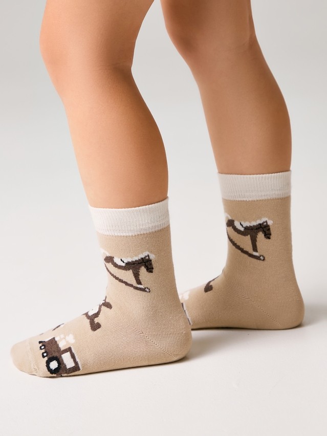 Носки детские CK NEW YEAR 21С-67СП, р.16-18, 1024 бежевый - 2