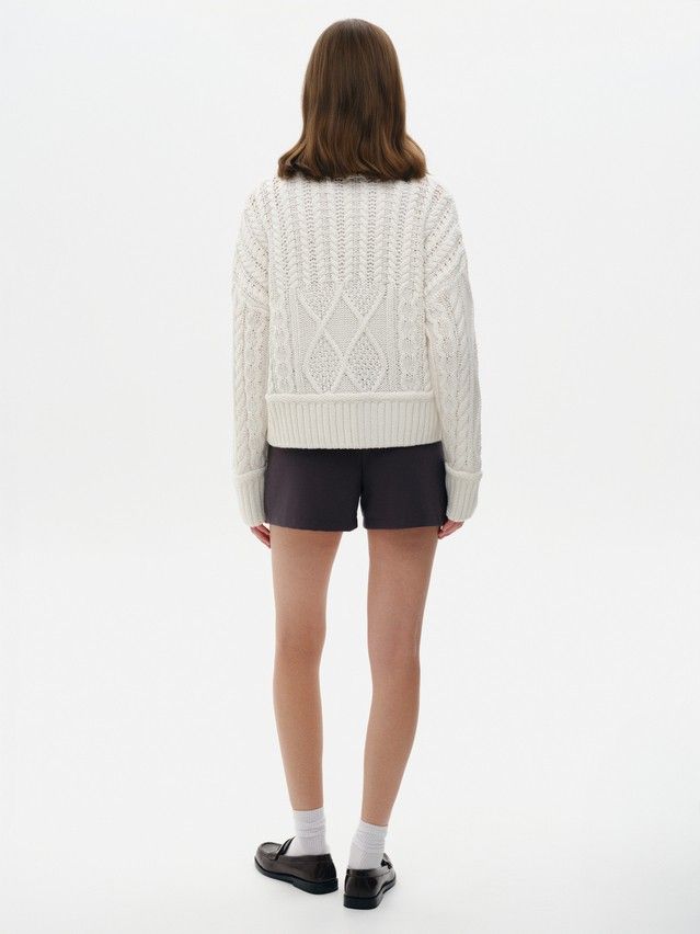 Джемпер женский CE LDK24140 24С-140СП, р.170-84, ecru - 3