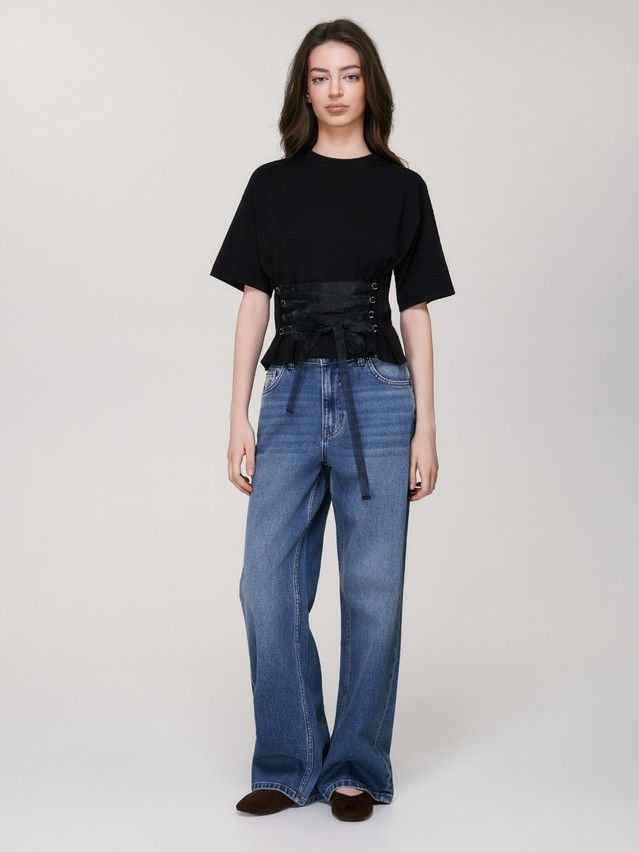 Джемпер жен. C LD 3445, р.170-84, black - 2