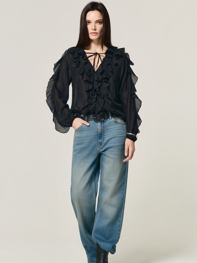 Блузка женская C LBL 3523, р.170-84-90, black - 4