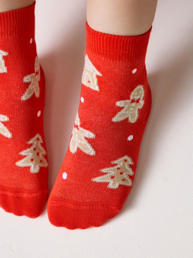 Носки детские CK NEW YEAR 21С-64СП, р.11-12, 1023 красный - 3
