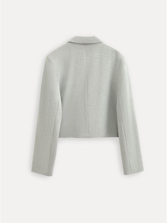 Жакет женский C LJ 3393, р.170-84-90, grey melange - 2