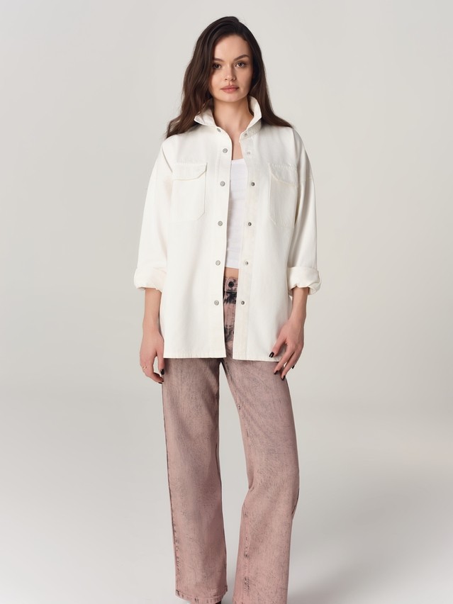 Ветровка джинсовая жен. C CON-924, р.170-84-90, off white - 7