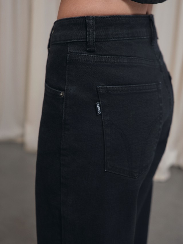 Джинсы женские C CON-844, р.164-90, washed black - 2