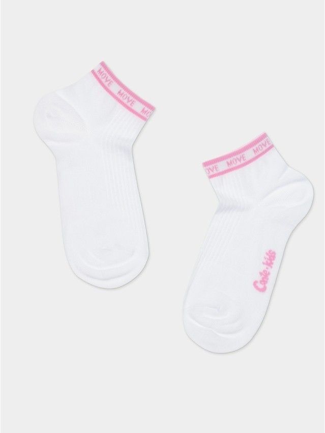 Носки детские CK ACTIVE (короткие) 13С-34СП, р.16, 580 белый-розовый - 4