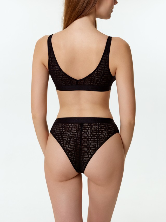 Трусы женские CE CONTE LOVE LBR 3172, р.90, black - 2