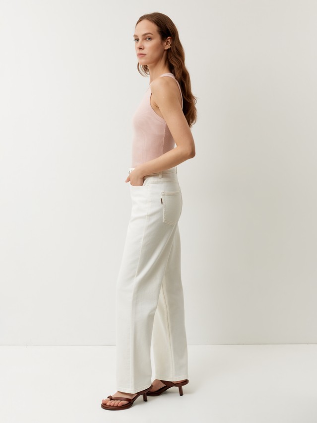 Джинсы жен. C CON-993, р.164-90, off white - 3