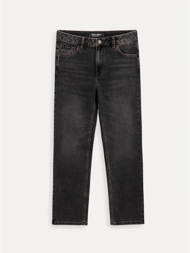 Джинсы жен. C CON-951, р.164-90, washed black - 12