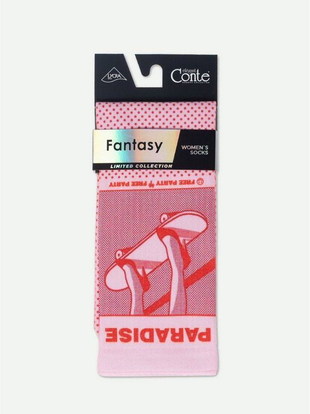 Носки женские хлопковые CE FANTASY 19С-236СП, р.23-25, 378 светло-розовый - 7