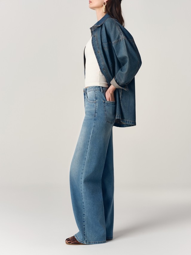 Джинсы жен. C CON-863, р.164-90, light blue - 8