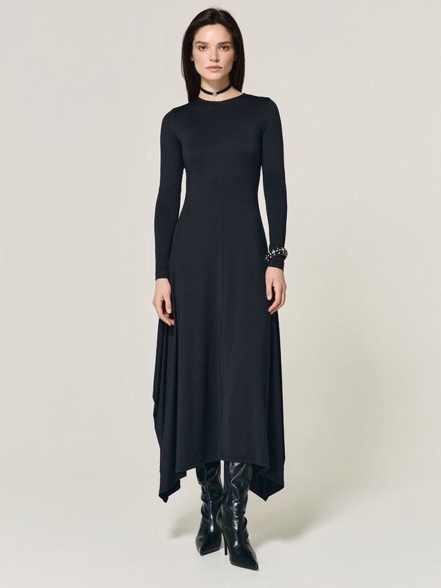 Платье женское C LPL 3493, р.170-84-90, black - 4