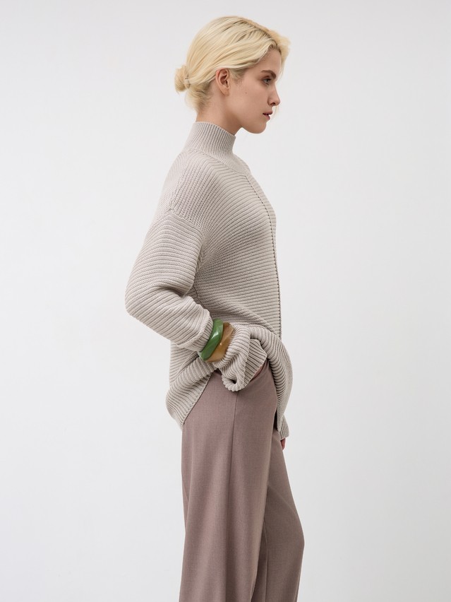 Джемпер женский CE LDK24135 24С-135СП, р.170-84, grey-beige - 4