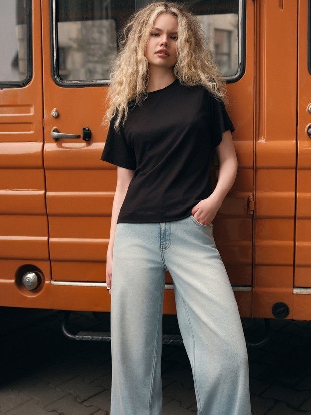 Джемпер жен. CE LD 3206, р.170-84, black-3conte - 3