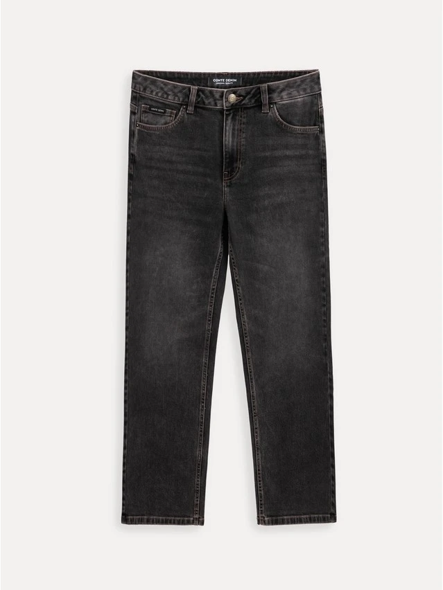 Джинсы жен. C CON-951, р.164-90, washed black - 10
